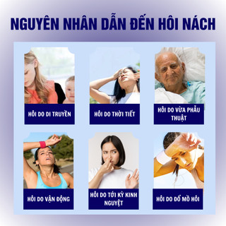 Xịt nách thảo dược Fengcha cho người hôi nách do gen, do nội tiết thay đổi chai xịt 50ml