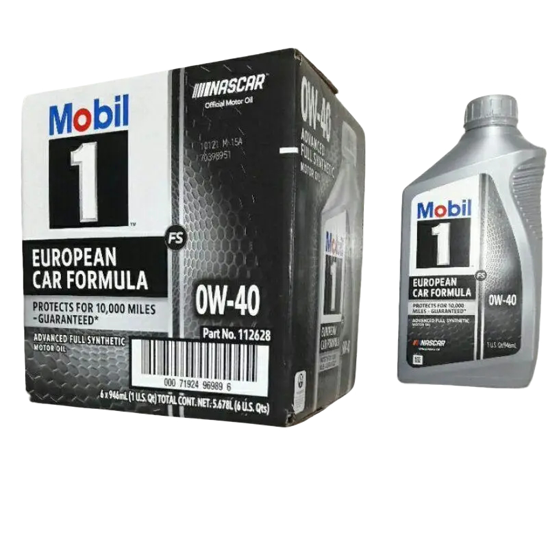 Thùng 6 chai Dầu nhớt Mobil 1 0W-40 946ml - Dầu nhớt Mobil nhập