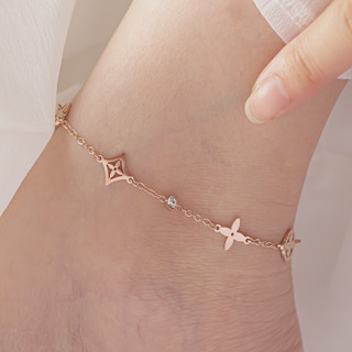 Lắc chân nữ LAMY Lucky Anklet Rose Gold 9005