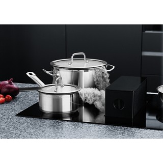 [TRẢ GÓP 0%] Bộ nồi Berghoff Hotel Downdraft 4 món có quánh và chảo 24 cm, Hàng chính hãng, Bảo hành 24 tháng.