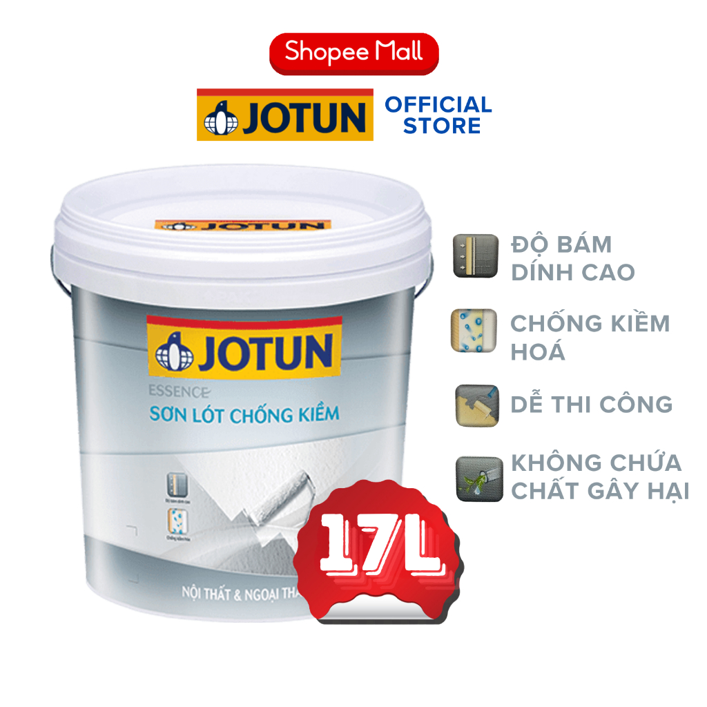 17L - Sơn lót chống kiềm đa năng Nội thất, Ngoại thất Jotun Essence ...