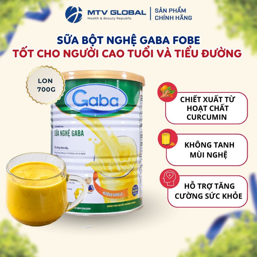 Sữa Bột Nghệ Gaba Fobe Giải Pháp Cải Thiện Cho Người Đau Dạ Dày, Phụ Nữ ...