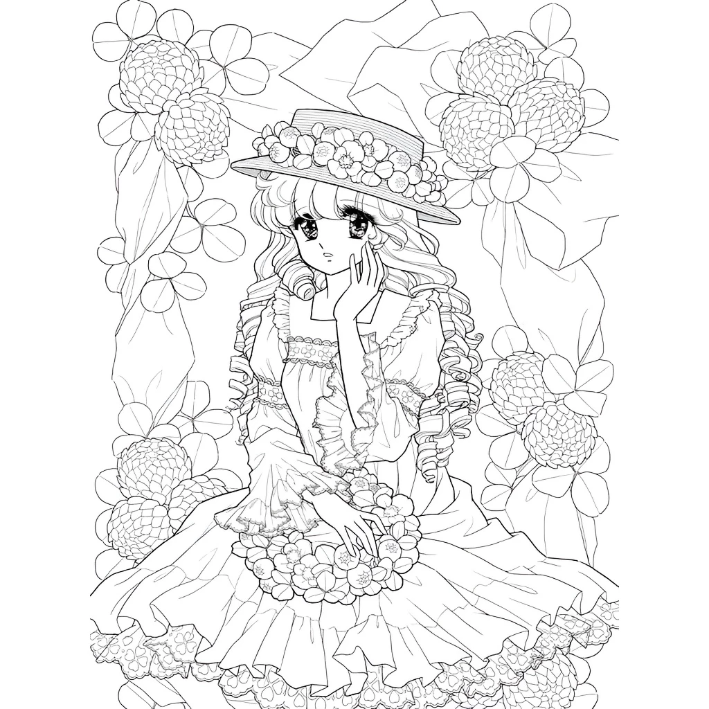 Xả kho 50 hình tô màu công chúa cho bé  - Đồ Chơi Giấy A4, A5 mã TM973