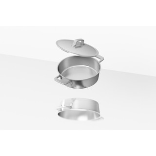 [TRẢ GÓP 0%] Bộ nồi Berghoff Meta 5 món có quánh và chảo 24 cm, Hàng chính hãng, Bảo hành 24 tháng.