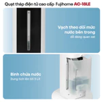 Quạt tháp hơi nước điều hoà không khí Fujihome nhập khẩu, quạt làm mát đối lưu lọc ionizer điều khiển từ xa 3 chế độ gió — ảnh 8