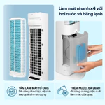Quạt tháp hơi nước điều hoà không khí Fujihome nhập khẩu, quạt làm mát đối lưu lọc ionizer điều khiển từ xa 3 chế độ gió — ảnh 5