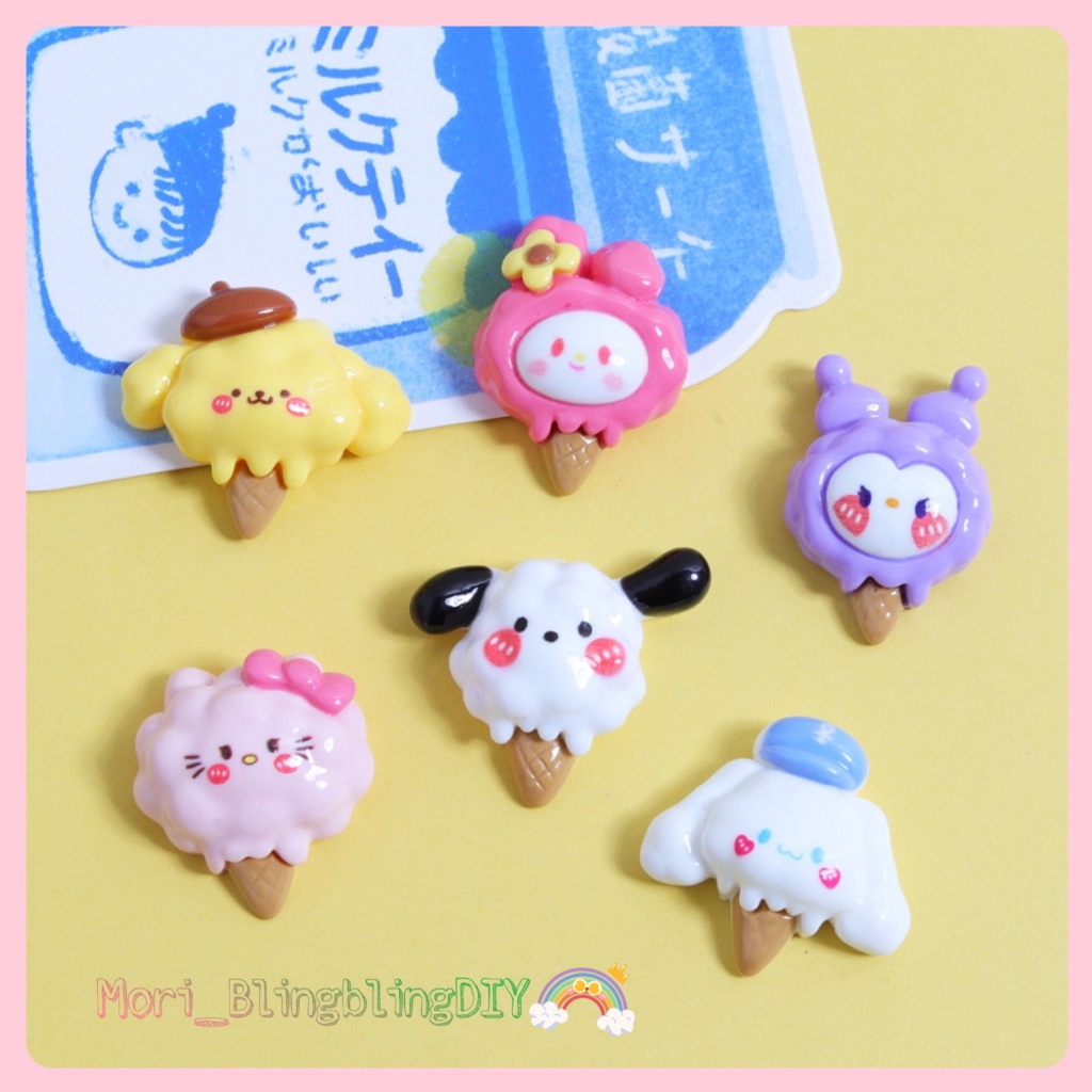 (CT565) Phụ Kiện Charm Hình Kem Tan Chảy Sanrio | Shopee Việt Nam
