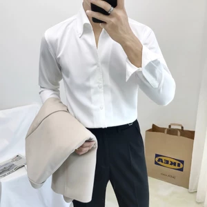 Áo Sơ Mi BUTTON - DOWN Tay Thường Cổ V Lịch Lãm, Tinh tế, Form Slimfit Hàn Quốc - SHINGHAI