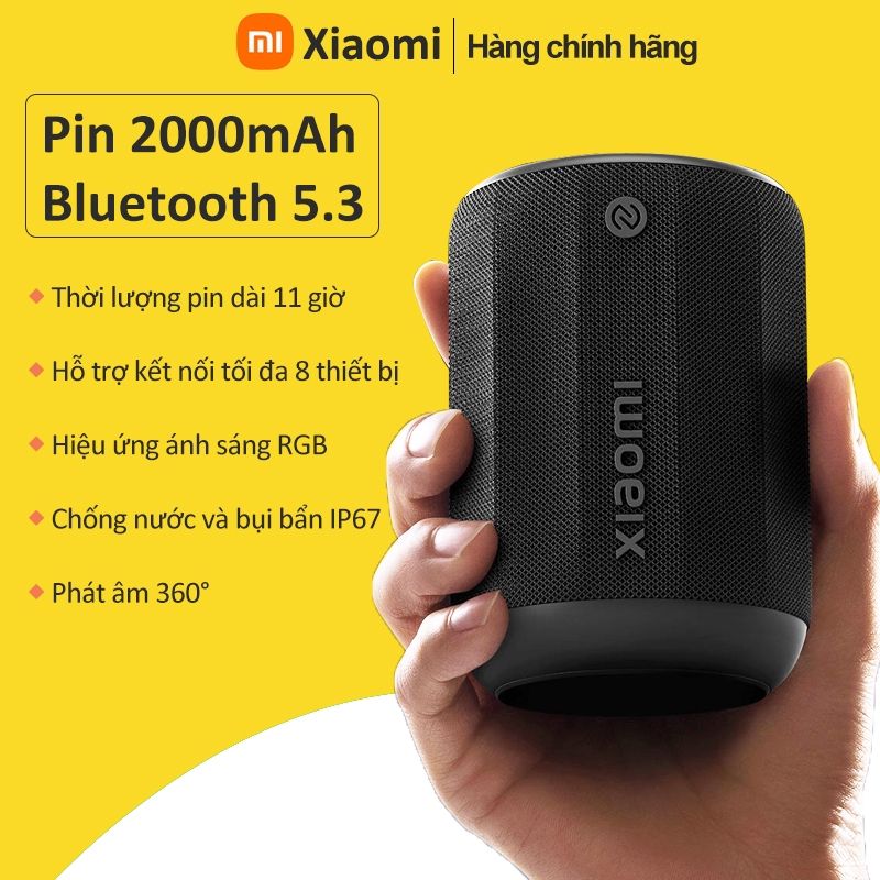 Loa Bluetooth di động Xiaomi âm thanh sống động, pin trâu 11 tiếng ...