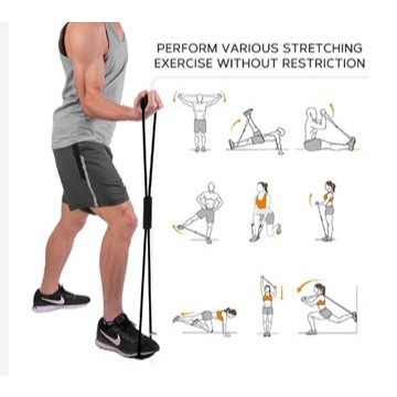 Dây Kéo tập Yoga-Gym, tập tay đàn hồi hình số 8 đa năng