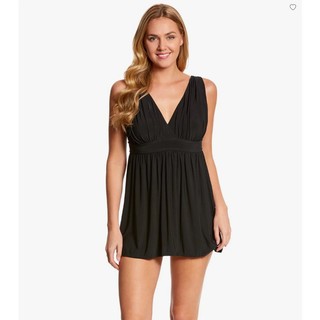 Size 12 (65-70kg) Váy bơi liền quần, bikini kín đáo dấu bụng có bikini bigsize hàng VNXK  longitude