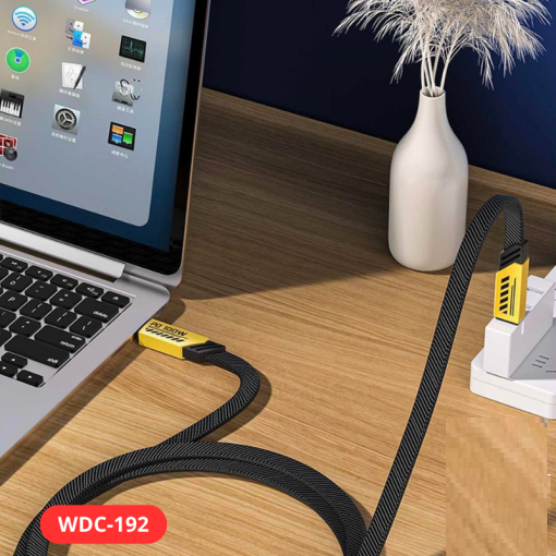 Cáp Sạc Nhanh Type C to Type C Wekome WDC-192 (100W, Dây Dù 1M) - BH 6 Tháng