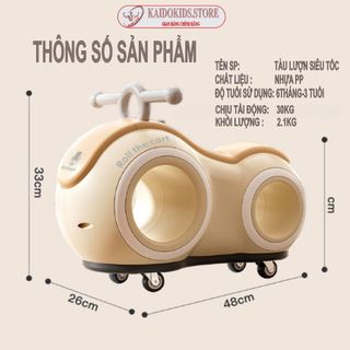 {KAIDOKIDS} Xe đậu phộng cao cấp, Phiên bản xe đua vũ trụ, Có đèn có nhạc siêu xinh cho bé 1-3 tuổi