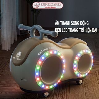 {KAIDOKIDS} Xe đậu phộng cao cấp, Phiên bản xe đua vũ trụ, Có đèn có nhạc siêu xinh cho bé 1-3 tuổi