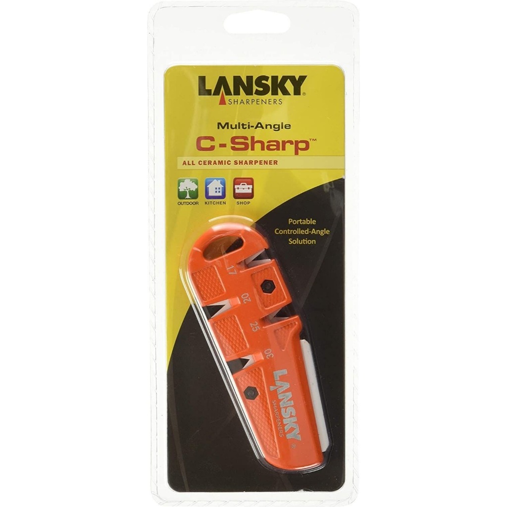 Mài dao Lansky C-SHARP Ceramic Pull Through Quad Angle (Màu cam)