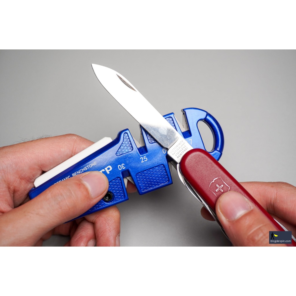 Bộ mài dao bỏ túi Lansky QuadSharp (màu xanh)