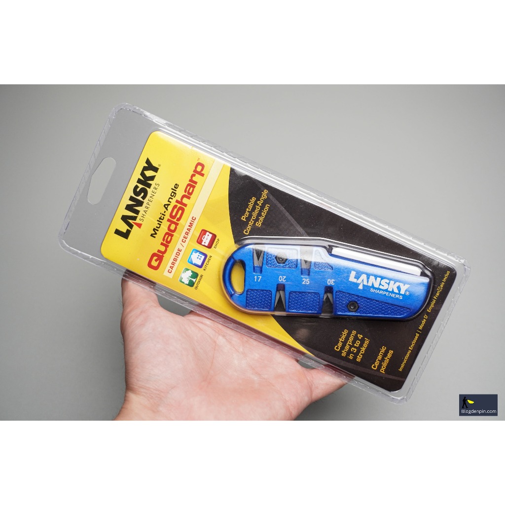 Bộ mài dao bỏ túi Lansky QuadSharp (màu xanh)