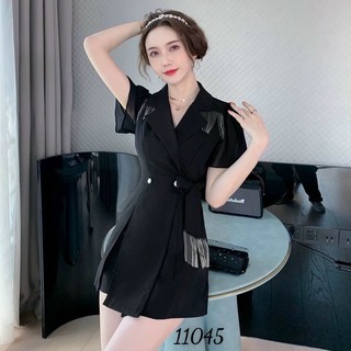 SET Bộ TUARUA Nữ Tính Đính Nút Eo Thắt Nơ Xinh Xắn Sang Trọng