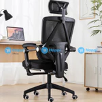 Ghế Công Thái Học Xoay Văn Phòng CTH-27 Có Tựa Đầu Gác Chân Cao Cấp, CTH-99 FULL LƯỚI Ngả Lưng Lên Đến 135 Độ Gác Chân — ảnh 4