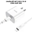 Bộ Sạc Nhanh PD 20W Chính Hãng HOCO Cho IP 7-8-X-Xr-Xs-Xsm-11-12-13-14Pro-Plus-Promax-Không Nóng Máy
