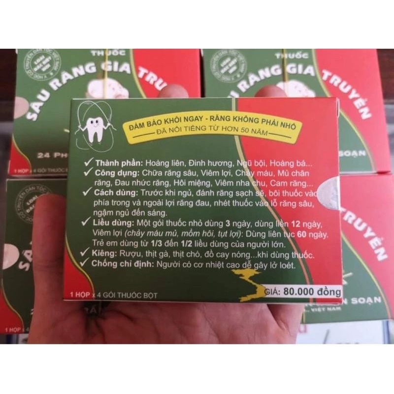 Sản phẩm thảo mộc sâu răng Trần Xuân Soạn