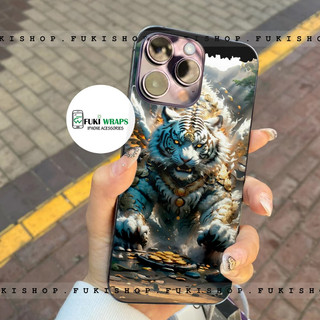 Tấm dán Skin Mặt Sau Mẫu Hổ MS04 FULL VIỀN 15promax , 14promax , 13promax , 12promax , 11promax  - FukiShop