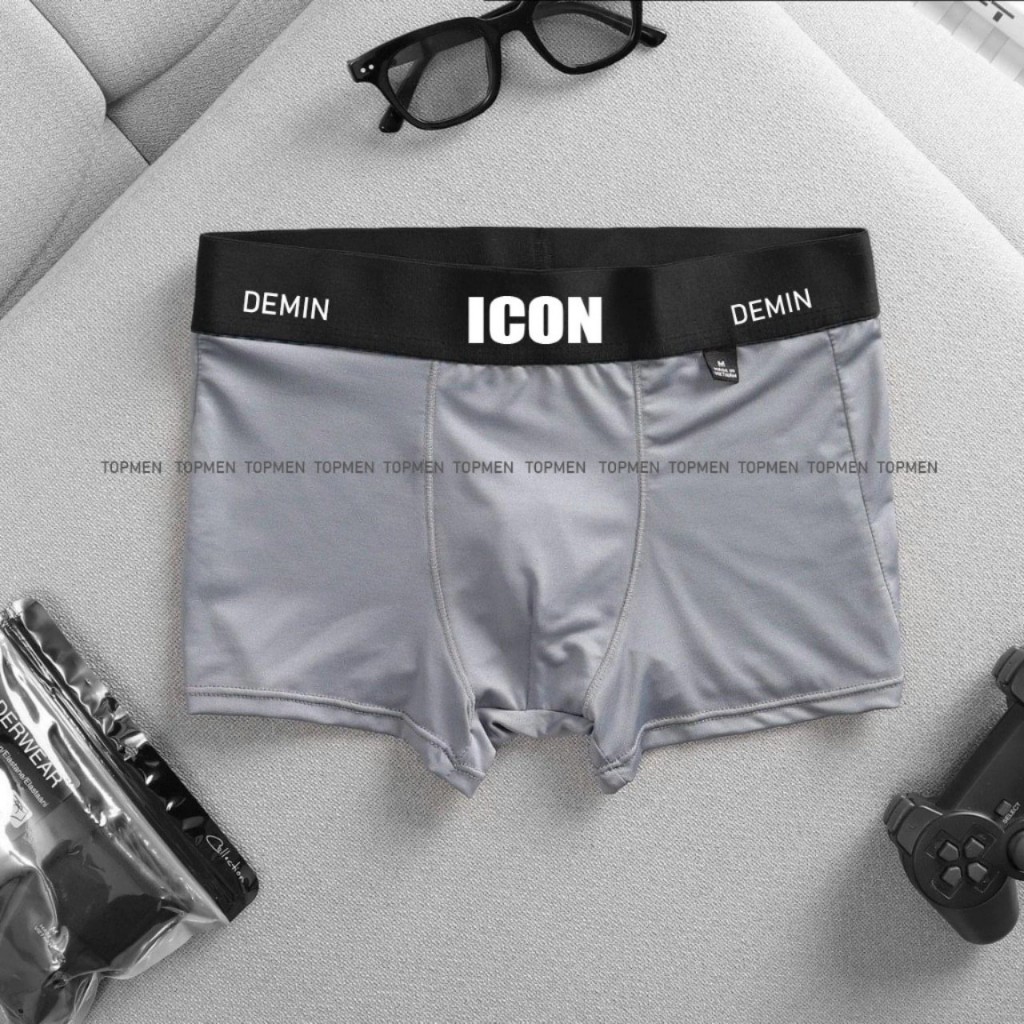 COM BO 5 QUẦN LÓT NAM ICON THÁI MỀM MỊN CO GIẢN TỐT KIỂU DÁNG THỜI TRANG PHONG CÁCH ĐẲNG CẤP CHO QUÝ A