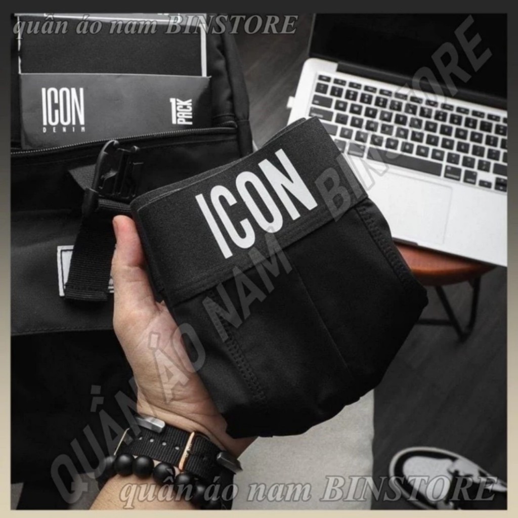 COM BO 5 QUẦN LÓT NAM ICON THÁI MỀM MỊN CO GIẢN TỐT KIỂU DÁNG THỜI TRANG PHONG CÁCH ĐẲNG CẤP CHO QUÝ A