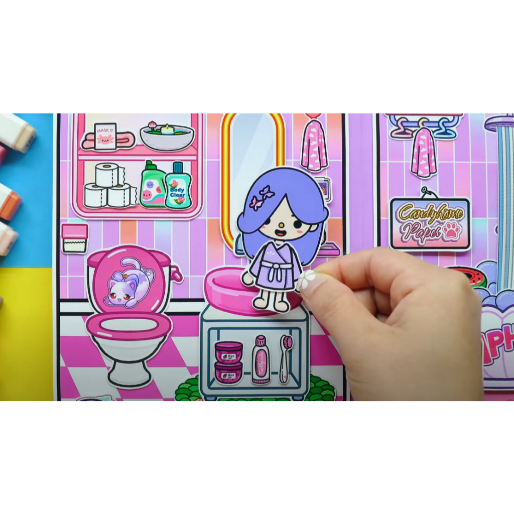 Đồ chơi ngôi nhà búp bê Aphmau Quiet Book