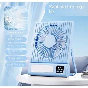 Quạt Tích Điện Không Dây mini JISULIFE FA26 Pin đến 4500mAh 3 chế độ gió tối đa 15 giờ BANIECOM