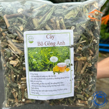 Lá, cây bồ công anh tím sấy khô từ bồ công anh tươi Tây Bắc loại 1. Trà bồ công anh hữu cơ sấy lạnh lợi sữa