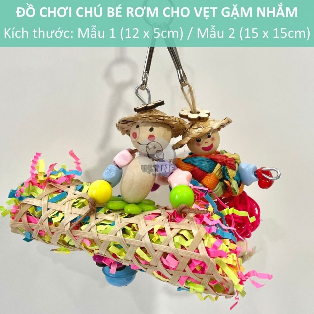 Đồ Chơi Chú Bé Rơm Cho Vẹt Gặm Nhắm | Shopee Việt Nam