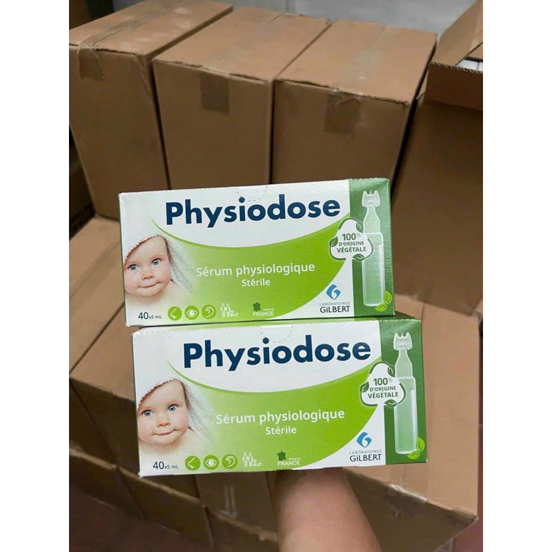 Muối sinh lý HỮU CƠ Physiodose nội địa Pháp Tibongstore