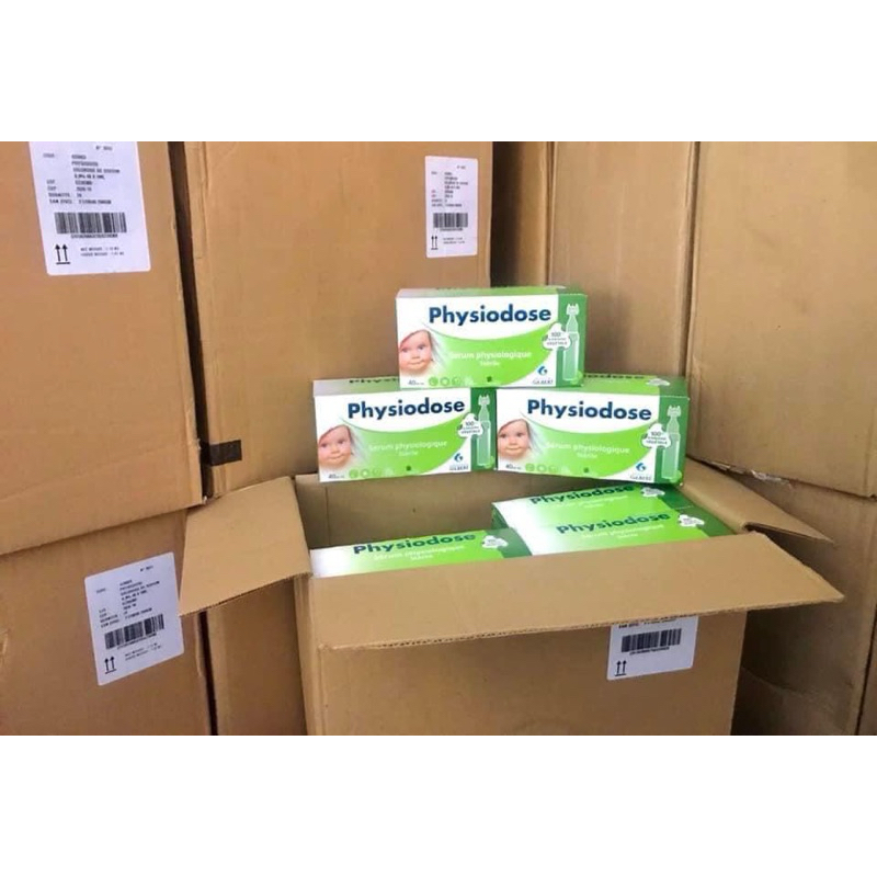 Muối sinh lý HỮU CƠ Physiodose nội địa Pháp Tibongstore
