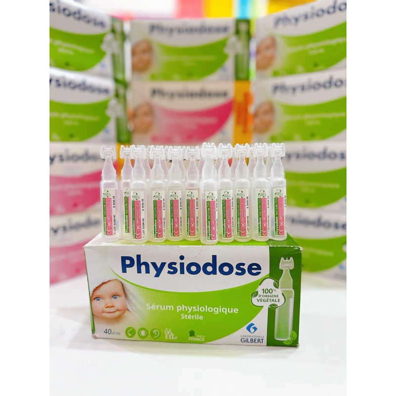 Muối sinh lý HỮU CƠ Physiodose nội địa Pháp Tibongstore