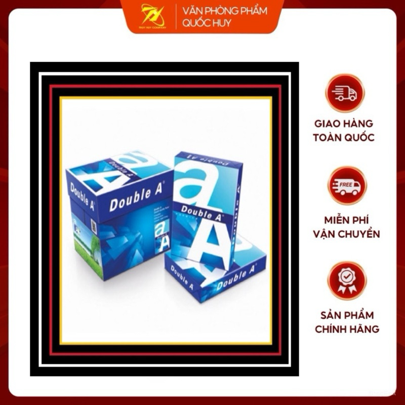 GIẤY IN A4 DOUBLE ĐL80, 1 GRAM 500 TỜ - VPP QUỐC HUY