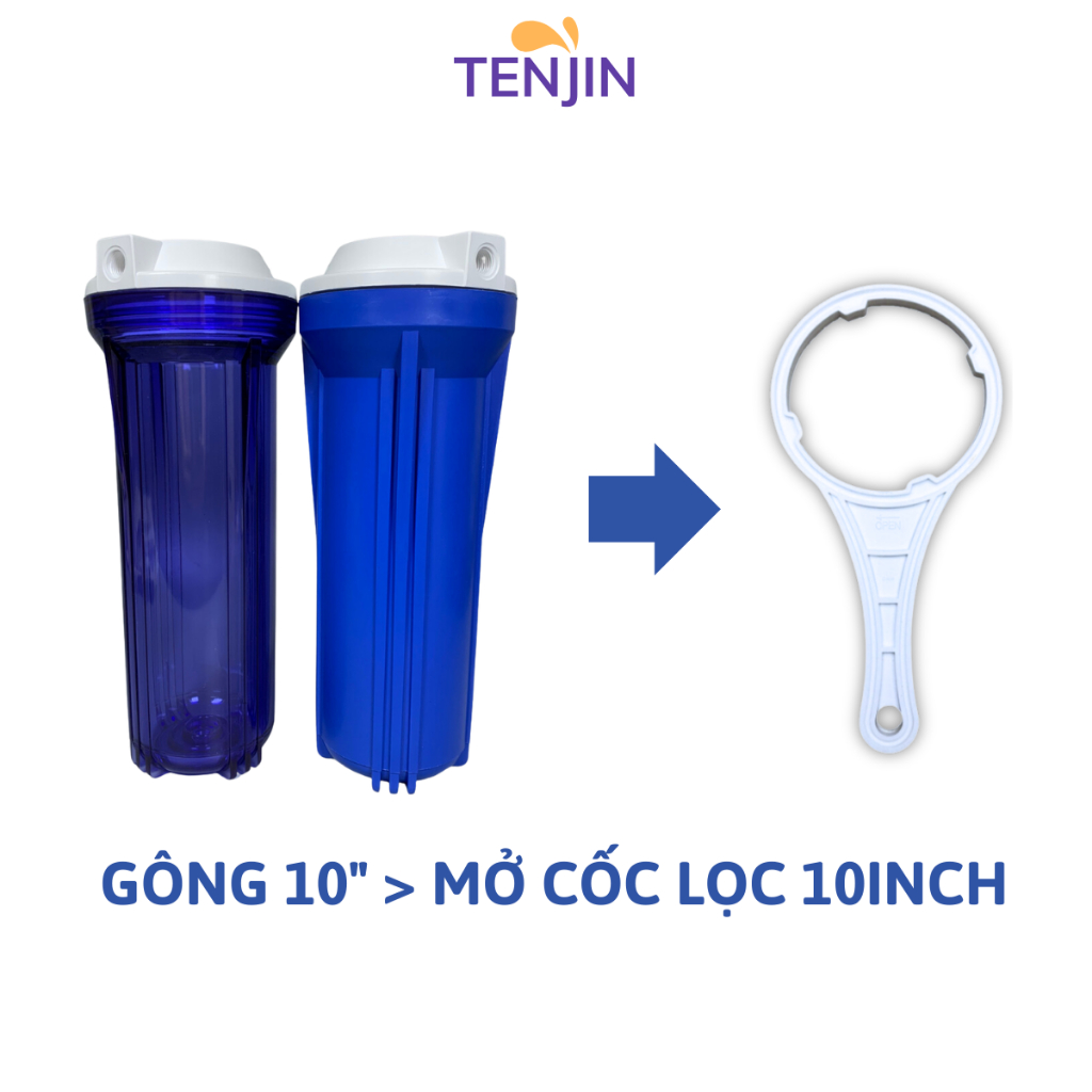 Tay Gông Vặn Tháo Cốc Lọc 123 10inch, 20inch,Cho Máy Lọc Nước Giao Màu Ngẫu Nhiên