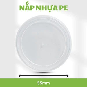 TÚI 100 NẮP NHỰA DẺO PE. Dùng cho lon có đường kính 55mm, bảo quản thức uống