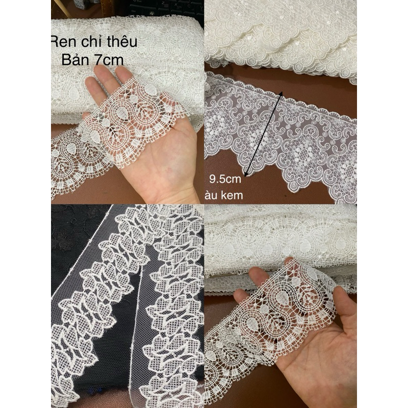 Dây viền thêu/ viền ren trang trí | Shopee Việt Nam