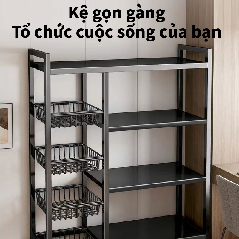 Kệ Để Đồ Kệ Nhà Bếp Đa Năng Kệ để rau củ lò vi sóng nhà bếp tiện lợi 3 4 5 tầng My Nhân