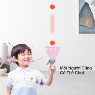 Cốc Bắn Bóng Vui Nhộn, Cốc Bắn Bóng Giúp Phát Triển Chiều Cao Tặng Kèm 4 Bóng, Bộ 2 Cốc Hứng Kèm 4 Bóng 89029
