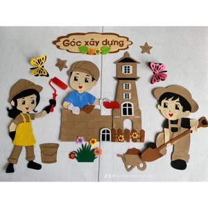 TRANH GÓC STREAM MẪU MỚI - trang trí lớp học mầm non