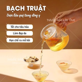 Bạch truật khô 100g, thái lát, thơm, sạch, trà bạch truật, tốt cho sức khoẻ - Lãn ông