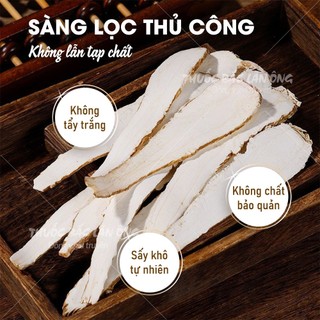 Bạch chỉ 100g, khô, thái lát mỏng, trắng, thơm, không tẩy trắng - Lãn Ông