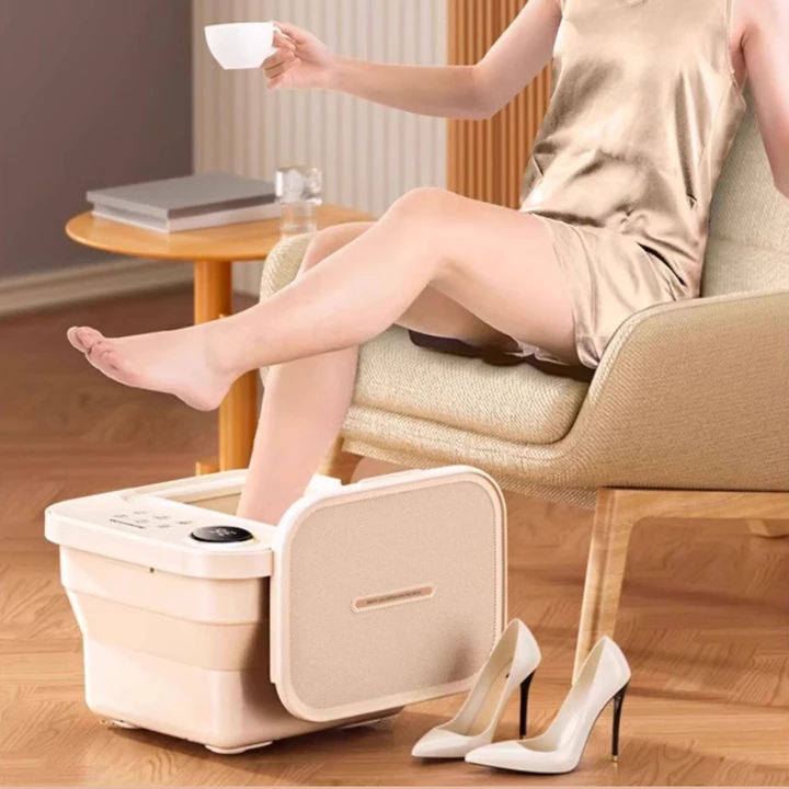 Bồn ngâm chân massage MEXI có sục khí và con lăn mát xa chân, máy massage chân gấp gọn tiện lợi – 3