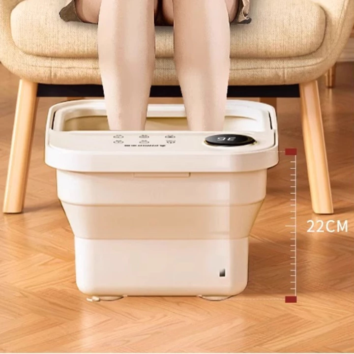 Bồn ngâm chân massage MEXI có sục khí và con lăn mát xa chân, máy massage chân gấp gọn tiện lợi – 4
