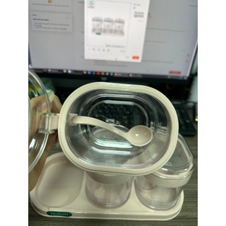 Bộ 3 Hủ Gia Vị Việt Nhật Kèm Thìa Cao Cấp 2936