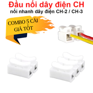 Cút nối, đầu nối nhanh dây điện CH-2/CH-3