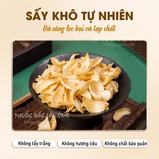Bách hợp 100g, bá hợp khô pha trà dưỡng trắng da, bổ phế giảm ho, tốt cho tim mạch, giúp ngủ ngon
