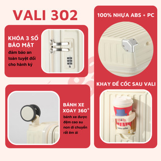 Vali kéo Siêu To Có Cốc Đựng Nước, Sạc Điện Thoại Size 28 302/309, Vali kéo du lịch Kingsun Size 28 Cao Cấp